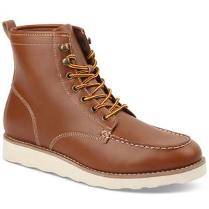 NWT Mens Club Room Boots Arthur Tan